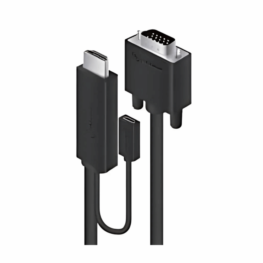 MM-02-ALOGIC 2 m HDMI to VGA Cable with USB power